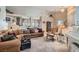 Spacious open-concept living room with neutral tones and recessed lighting at 841 Rusty Anchor Way, Henderson, NV 89002