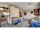 Cozy bedroom/flex space with neutral walls, carpet, and versatile layout for various activities at 947 Rainbow Rock St, Las Vegas, NV 89123