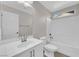 Bathroom features large vanity, shower-tub combo, and tile floor at 963 Sable Chase Pl, Henderson, NV 89011