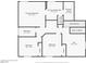 Second floor plan featuring primary bedroom, secondary bedrooms, bathrooms and loft area at 963 Sable Chase Pl, Henderson, NV 89011