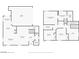 Detailed floor plans showcasing the home's layout on the first and second floor at 963 Sable Chase Pl, Henderson, NV 89011
