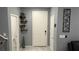 Inviting foyer with a stylish door and tasteful decor at 1027 Brilliant Meadow Ave, North Las Vegas, NV 89086