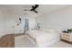 Bright bedroom with ample light and a ceiling fan at 12346 Valley Chase Ave, Las Vegas, NV 89138