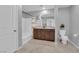 Bathroom with dual sinks, large mirror, and shower-tub combination at 1606 Wild Grain Ave, North Las Vegas, NV 89086