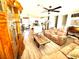 Inviting living room featuring neutral colored furniture, wood laminate floors, and an open floor plan at 2508 Alfa Cir, Las Vegas, NV 89142