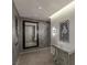 Hallway features a stylish decor with mirrors and modern art providing a chic, contemporary vibe at 3722 Las Vegas Blvd # 2904, Las Vegas, NV 89158