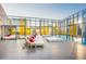 Bright rooftop pool features modern lounge seating, covered cabanas and skyline views at 3722 Las Vegas Blvd # 2904, Las Vegas, NV 89158