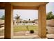 Scenic backyard with a beautiful pool, lush greenery, and relaxing outdoor space at 3916 Broad Meadow Ct, Las Vegas, NV 89129