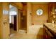 Bathroom featuring a bathtub, glass-enclosed shower, and sink at 3916 Broad Meadow Ct, Las Vegas, NV 89129