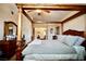 Cozy bedroom showcases a four-poster bed, ceiling fan and spacious layout at 3916 Broad Meadow Ct, Las Vegas, NV 89129