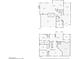 Detailed first and second floor plans offering a clear layout of the home's design at 442 Beardsley Cir, Henderson, NV 89052