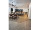 Well-appointed kitchen with sleek cabinets and a large island with seating at 442 Beardsley Cir, Henderson, NV 89052