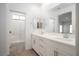 Bathroom with double sinks, walk in shower and vanity at 600 N Carriage Hill Dr # 2174, Las Vegas, NV 89138