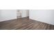 Bedroom doorway and hardwood floors at 600 N Carriage Hill Dr # 2174, Las Vegas, NV 89138