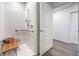 Roll in shower with a safety bar and detachable shower head at 7910 Pandora Sky St # 271, North Las Vegas, NV 89084