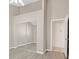 Bedroom with large closet, ceiling fan, and doorway to another room at 880 Autumn Canyon Way, Henderson, NV 89002