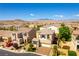 Residential homes with manicured yards and mountain views at 9807 Sage Canyon St, Las Vegas, NV 89178