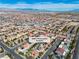 Community aerial view featuring labeled 9967 Pipestone Street showcasing rooftops and residential streets at 9967 Pipestone St, Las Vegas, NV 89141