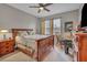 Comfortable bedroom with neutral walls, plenty of natural light and a large closet at 1012 Domnus Ln # 105, Las Vegas, NV 89144