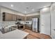 Bright kitchen with stainless steel appliances, modern cabinets, and new fixtures at 1012 Domnus Ln # 105, Las Vegas, NV 89144