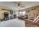 Comfortable living room with plush reclining seating and stylish decor at 2265 Stone Breeze Ave, North Las Vegas, NV 89031