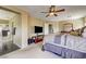 Comfortable main bedroom featuring large bed and en-suite bathroom at 2265 Stone Breeze Ave, North Las Vegas, NV 89031