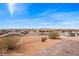 Beautiful backyard with desert landscape, concrete patio, and mountain views, a relaxing retreat at 260 Haley Way # 157, Mesquite, NV 89027