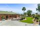 The clubhouse provides ample parking and scenic landscaping for community gatherings and events at 260 Haley Way # 157, Mesquite, NV 89027
