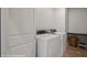 Bright laundry room with modern appliances, providing convenience and efficiency for everyday chores at 260 Haley Way # 157, Mesquite, NV 89027