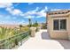 Spacious balcony with views of neighborhood, perfect for outdoor relaxation and entertaining at 3088 Via Flaminia Ct, Henderson, NV 89052
