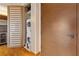 A laundry area with a stacked washer and dryer, providing convenience and efficiency at 3750 Las Vegas Blvd # 3510, Las Vegas, NV 89158