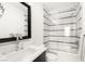 Contemporary bathroom featuring a glass shower and modern fixtures at 39 Coralwood Dr, Las Vegas, NV 89135
