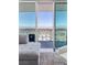Balcony view from condo showing cityscape with a mountain range in the distance at 4381 W Flamingo Rd # 38303, Las Vegas, NV 89103