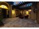 Cozy covered patio with comfortable seating, ideal for outdoor relaxation at 5 Circa De Montanas, Henderson, NV 89011