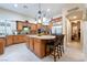Spacious kitchen features a large island, stainless steel appliances, and ample cabinetry at 5 Circa De Montanas, Henderson, NV 89011