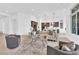 Bright and airy living room with an open concept layout connecting to the kitchen and dining area at 5030 Sandline Court, Las Vegas, NV 89135