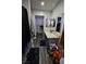 This bathroom features hardwood floors, neutral paint, and a walk-in closet at 516 Sellers Pl, Henderson, NV 89011