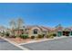 A quiet street features appealing one-story homes with tidy front yards and attached garages at 5245 Sand Dollar Ave, Las Vegas, NV 89141