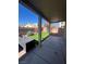 Backyard with a view of the artificial turf and a partial view of the patio at 5937 Armide St, North Las Vegas, NV 89081