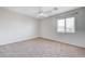Bedroom including carpet, window, and neutral paint at 6656 Fort William St, North Las Vegas, NV 89084