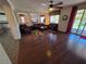 Spacious living room with hardwood flooring and ample natural light at 6656 Fort William St, North Las Vegas, NV 89084