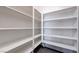 Walk-in pantry featuring numerous shelves at 6656 Fort William St, North Las Vegas, NV 89084