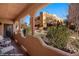 Scenic balcony with decorative railing and views of the building exterior at 730 Hardy Way # A, Mesquite, NV 89027