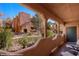Charming balcony with a view of well-manicured outdoor spaces at 730 Hardy Way # A, Mesquite, NV 89027