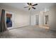 Open bedroom with outdoor access, bathroom, and closet at 730 Hardy Way # A, Mesquite, NV 89027