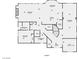 First floor plan with kitchen, living room, dining room, laundry room, office, bathrooms, and closets at 7338 Flying Pegasus Ct, Las Vegas, NV 89131