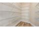 Walk-in closet featuring wire shelving providing storage and organization at 7338 Flying Pegasus Ct, Las Vegas, NV 89131