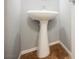 Bathroom featuring a pedestal sink with chrome faucet at 7649 Calico Fields St, Las Vegas, NV 89149