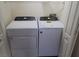 Convenient laundry room includes a modern washer and dryer set at 9325 W Desert Inn Rd # 110, Las Vegas, NV 89117
