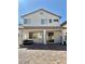 Home with a brick paved patio featuring a covered area and a clear blue sky at 9792 Cordova Vista Ct, Las Vegas, NV 89183
